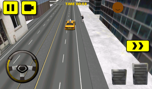Taxi Driver Simulator 3D - Gameplay image of android game