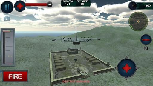 Airplane Gunship Simulator ۳D - عکس بازی موبایلی اندروید