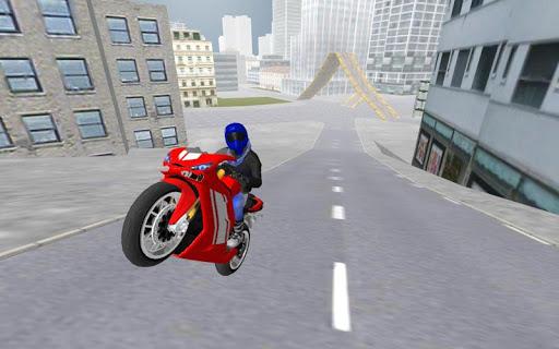 City Race Bike Simulator - Gameplay image of android game