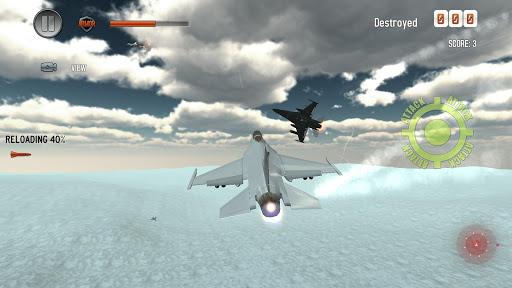 Fighter Jets Combat Simulator - Gameplay image of android game