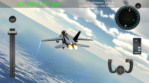 Fly Airplane F18 Jets - Gameplay image of android game