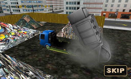 3D Garbage Truck Driver - Gameplay image of android game