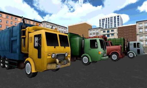 Garbage Truck Simulator - Gameplay image of android game