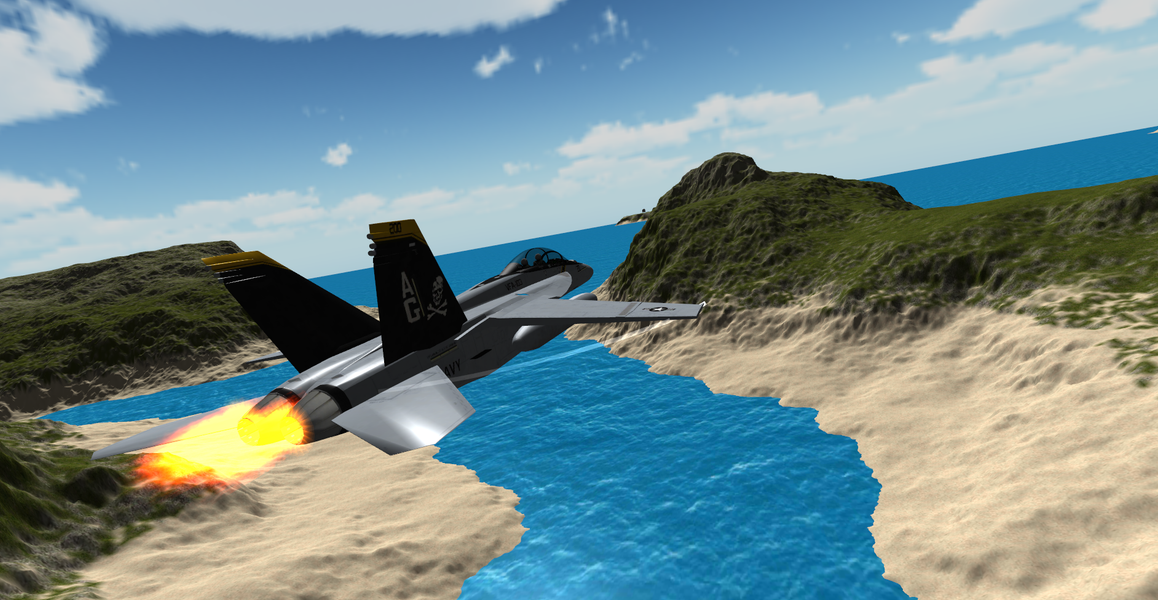 F۱۸ Fighter Flight Simulator - عکس بازی موبایلی اندروید