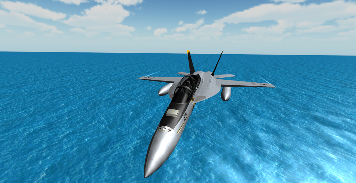 F18 Fighter Flight Simulator - عکس بازی موبایلی اندروید