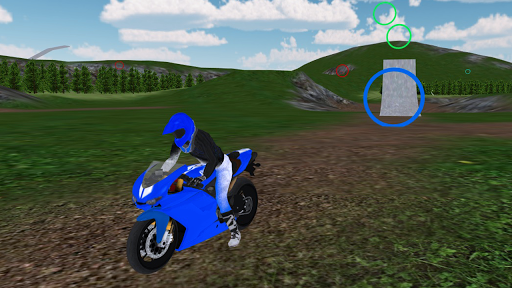 Motocross Bike Driving 3D - Gameplay image of android game