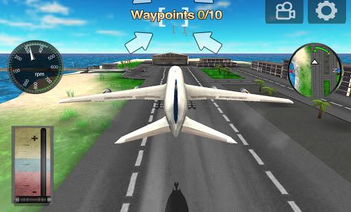 Flight Simulator: Airplane 3D - Image screenshot of android app