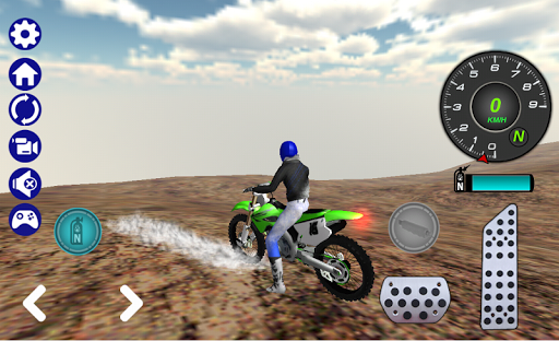 Offroad Bike Race 3D - Gameplay image of android game