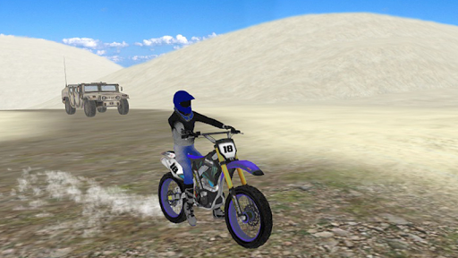 Offroad Bike Rider Simulator - Gameplay image of android game