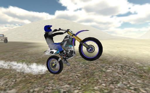 Offroad Bike Rider Simulator - Gameplay image of android game