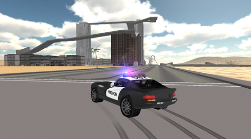 Police Car Driving Sim - Gameplay image of android game
