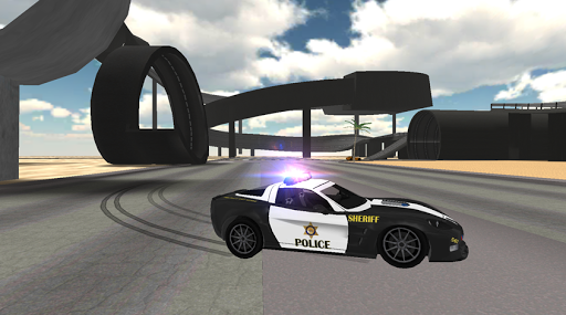 Police Car Driving Sim - Gameplay image of android game