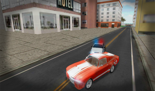 Traffic Police Car Driving 3D - Gameplay image of android game