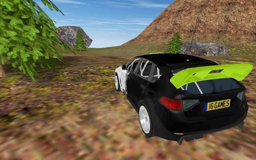 Rally Car Racing Simulator 3D - Gameplay image of android game