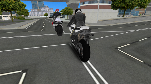Motorbike Driving Simulator - Gameplay image of android game