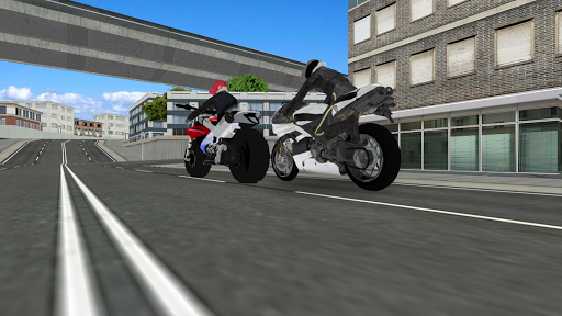 Motorbike Driving Simulator - Gameplay image of android game