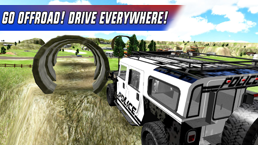 Police Car Chase Offroad - Gameplay image of android game