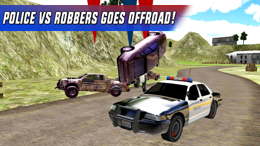 Police Car Chase Offroad - Gameplay image of android game