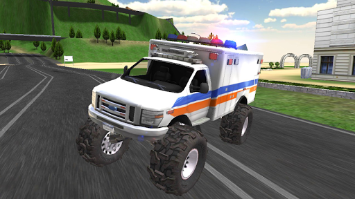 Monster Truck Driving Rally - Gameplay image of android game