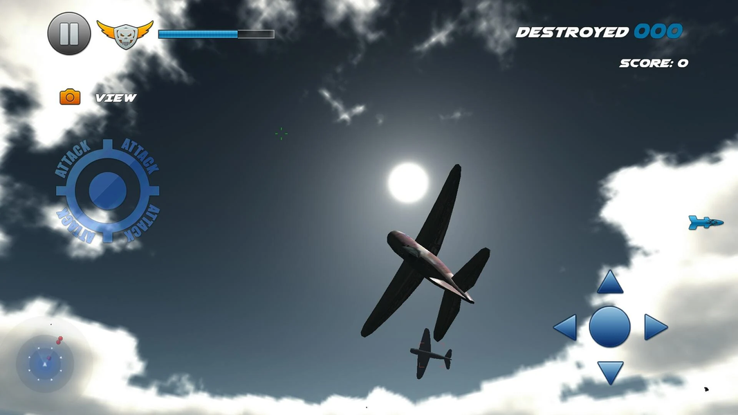 Plane Fighter Fly Simulator - Gameplay image of android game