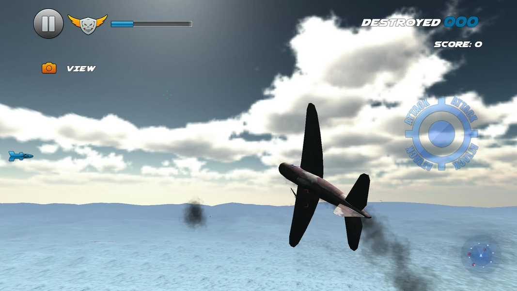 Plane Fighter Fly Simulator - Gameplay image of android game