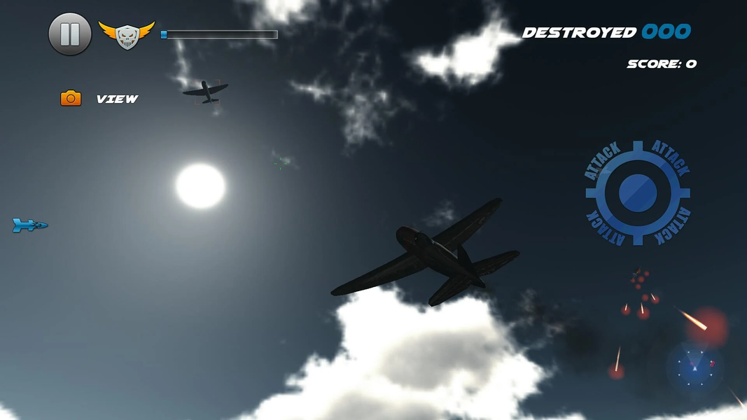 Plane Fighter Fly Simulator - Gameplay image of android game