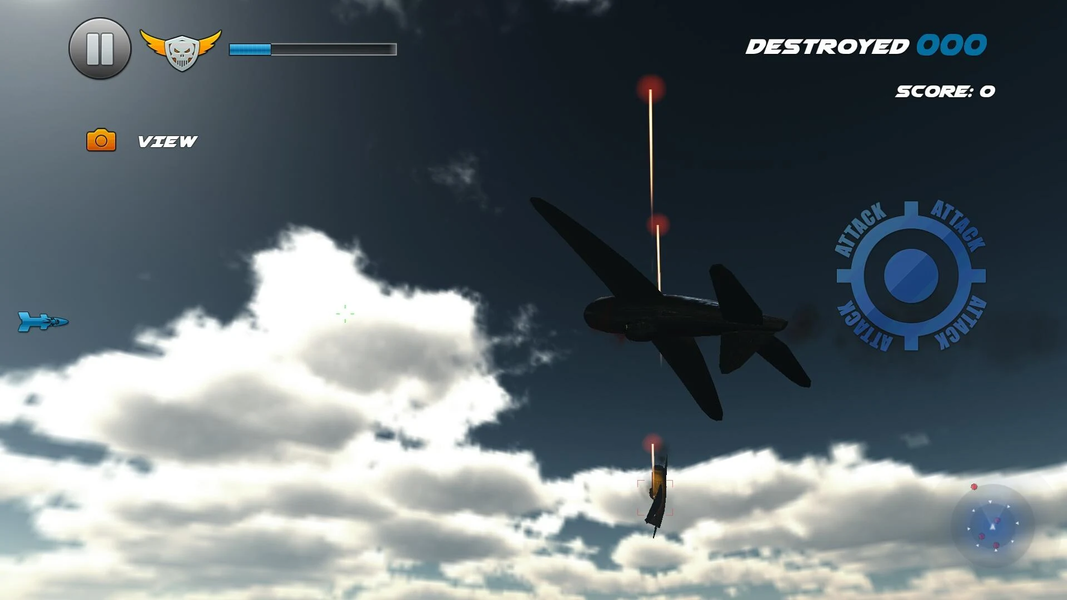 Plane Fighter Fly Simulator - Gameplay image of android game