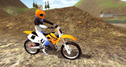 Offroad Stunt Bike Simulator - Gameplay image of android game