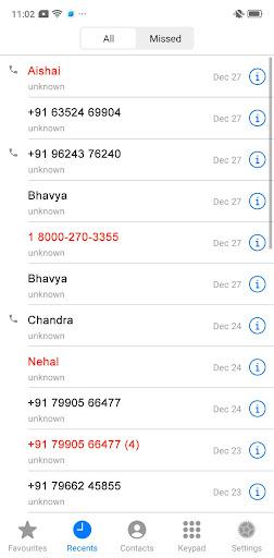 iCall Dialer Contacts & Calls - عکس برنامه موبایلی اندروید