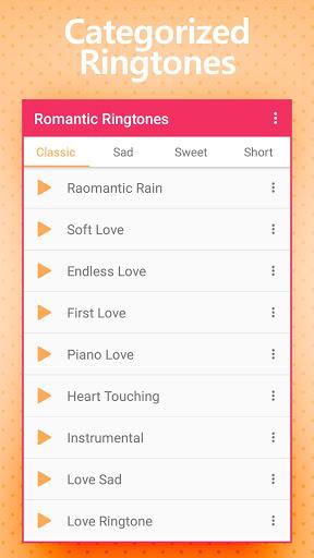 Romantic Ringtones - Image screenshot of android app