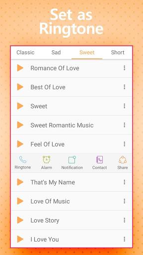 Romantic Ringtones - Image screenshot of android app