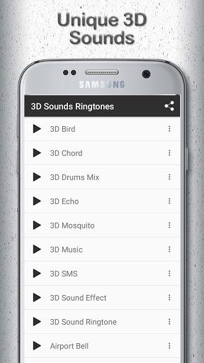 3D Sounds Ringtones - عکس برنامه موبایلی اندروید