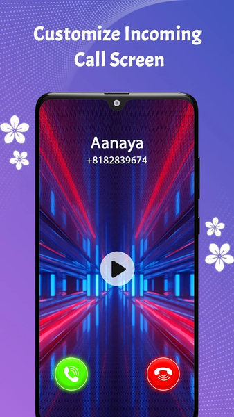 Video Ringtone - Phone Dialer - عکس برنامه موبایلی اندروید