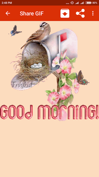 Good Morning GIF Status 2020 - Image screenshot of android app