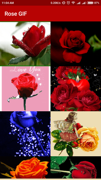 Rose GIF - عکس برنامه موبایلی اندروید