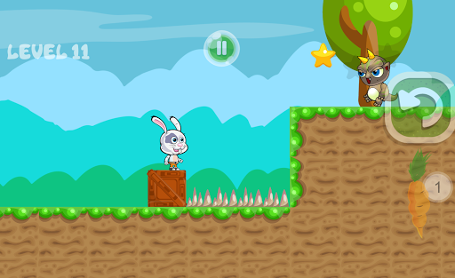 Bunny Jump && Rabbit Game - عکس برنامه موبایلی اندروید