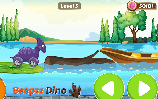 Car games for kids - Dino game - Gameplay image of android game