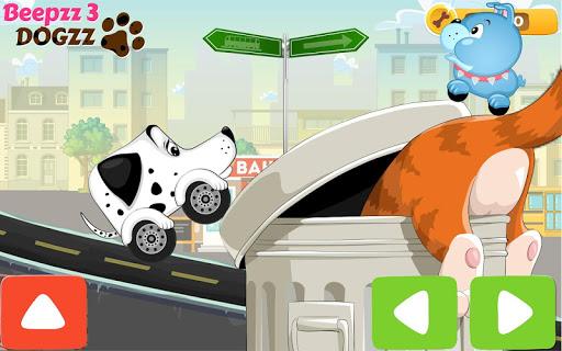 Kids Car racing games - Dogs - عکس بازی موبایلی اندروید