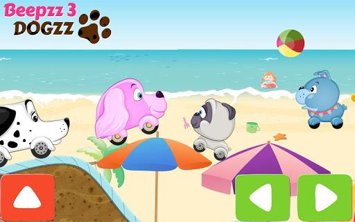 Kids Car racing games - Dogs - عکس بازی موبایلی اندروید