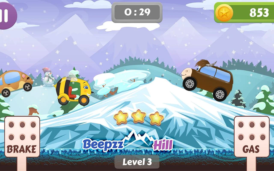 Car Racing game for toddlers - عکس برنامه موبایلی اندروید