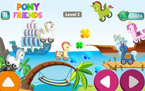 Pony games for girls, kids - Gameplay image of android game