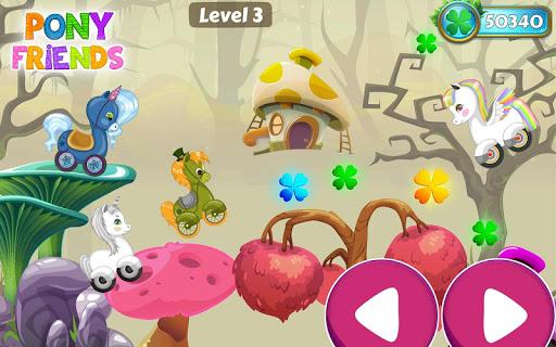 Pony games for girls, kids - Gameplay image of android game