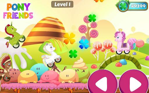 Pony games for girls, kids - Gameplay image of android game