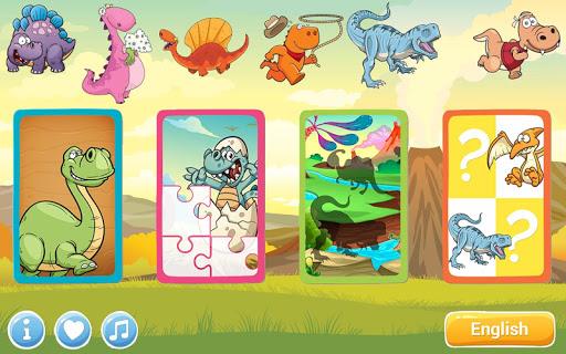 Kids puzzle - Dinosaur games - عکس بازی موبایلی اندروید