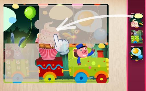 Puzzle for kids - learn food - عکس بازی موبایلی اندروید