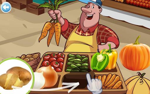 Puzzle for kids - learn food - عکس بازی موبایلی اندروید