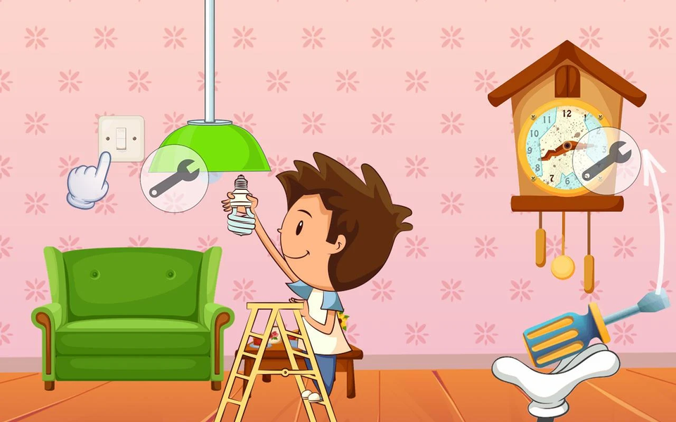 Kids puzzle - Educational game - عکس برنامه موبایلی اندروید