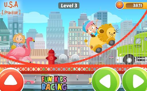 Kids racing game - fun game - عکس بازی موبایلی اندروید