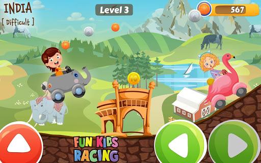 Kids racing game - fun game - عکس بازی موبایلی اندروید