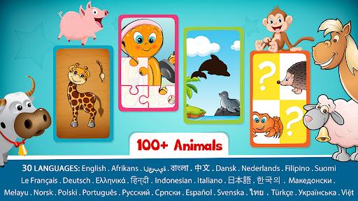 Animals Puzzle for Kids - Gameplay image of android game